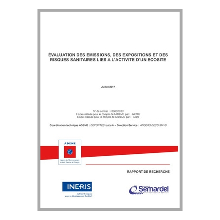 Evaluation des émissions, des expositions et des risques sanitaires liés à l'activité d'un Ecosite
