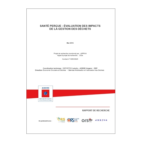 Santé perçue : évaluation des impacts de la gestion des déchets