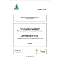 Valorisation des cendres...