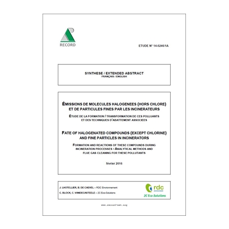 Émissions de molécules halogénées (hors chlore) et de particules fines par les incinérateurs