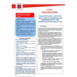 Evaluation de l'activité...