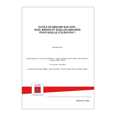 Outils de mesure sur site : quel besoin et quelles mesures pour quelle utilisation ?