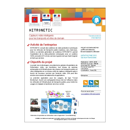 Capteurs vidéo intelligents pour les transports et villes de demain