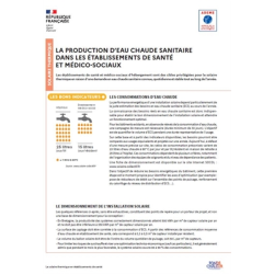 La production d'eau chaude sanitaire dans les établissements de santé et médico-sociaux - Bretagne