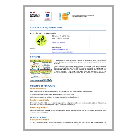 Atelier de Co-réparation Vélo