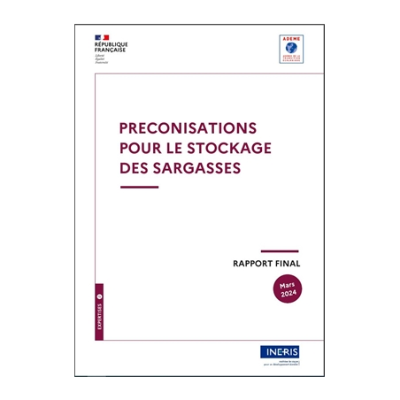 Préconisations pour le stockage des sargasses