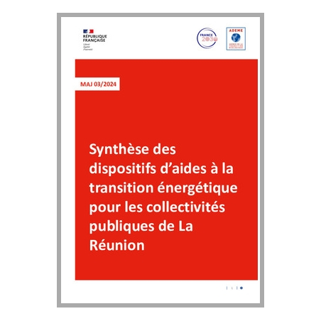 Synthèse des dispositifs d'aides à la transition énergétique des collectivités de la Réunion