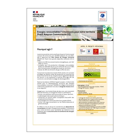 Energies renouvelables ? Choisissons pour notre territoire