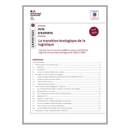 Avis d'expert sur la transition de la logistique