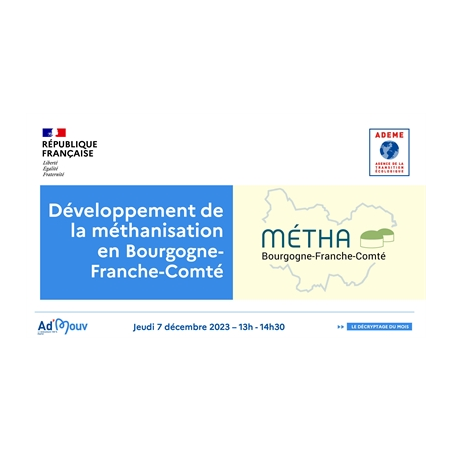 Développement de la méthanisation en Bourgogne-Franche-Comté : découvrez le nouveau programme d'animation !