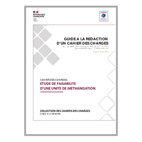Cahier des charges : étude de faisabilité d'une unité de méthanisation en BFC