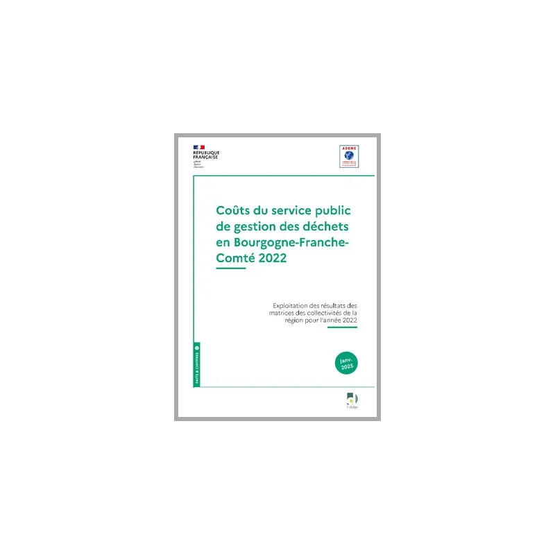 La librairie ADEME - Coûts du service public de gestion des déchets en ...