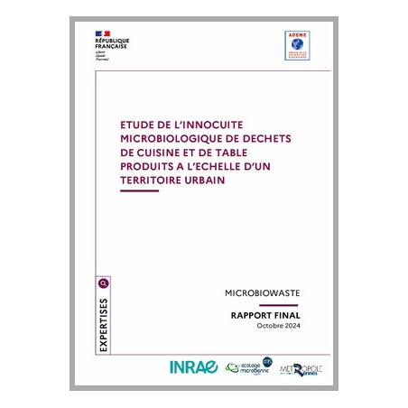 Etude de l'innocuité microbiologique de déchets de cuisine et de table produits à l'échelle d'un territoire urbain