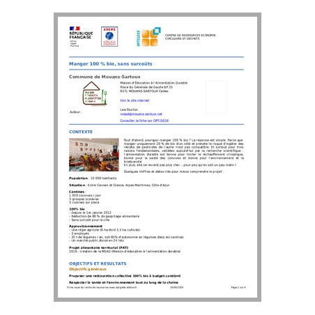 Manger 100 % bio, sans surcoûts