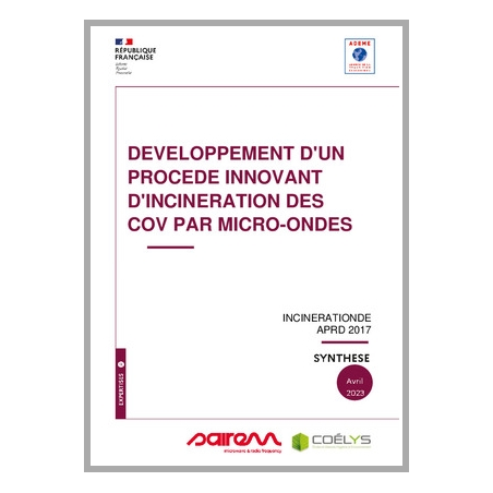 Développement d'un procédé innovant d'incinération des COV par micro-onde