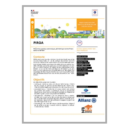 PIRGA - Prévention passive, automatique, périmétrique contre l'Inondation et le RGA
