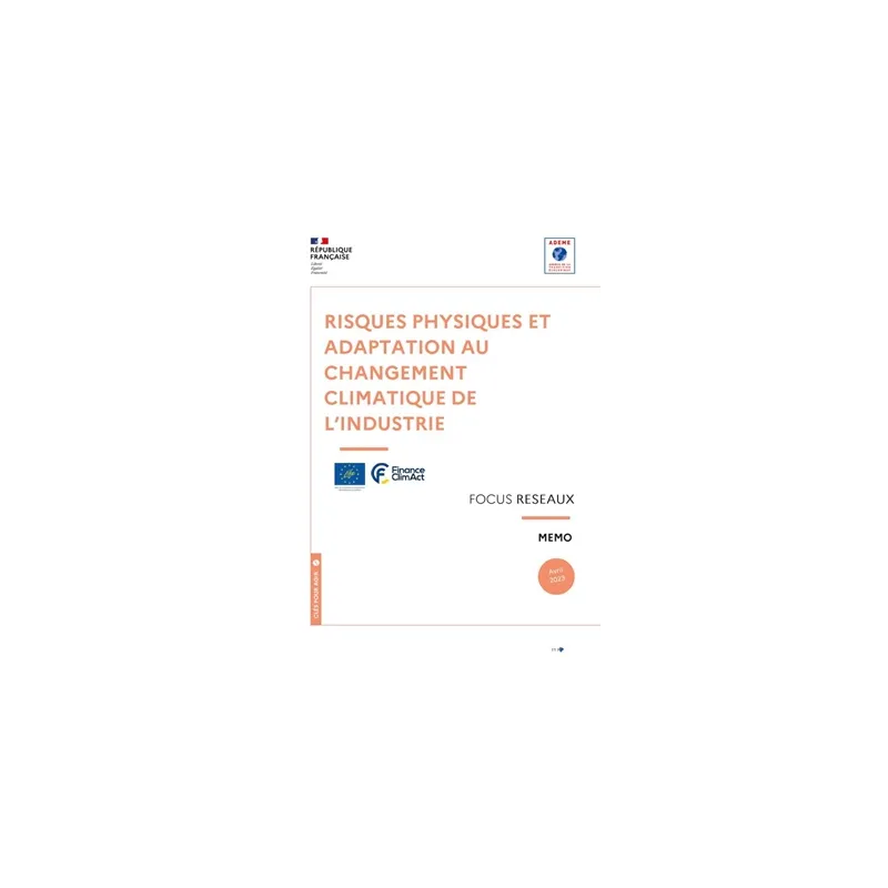 La librairie ADEME - Risques physiques et adaptation au changement ...