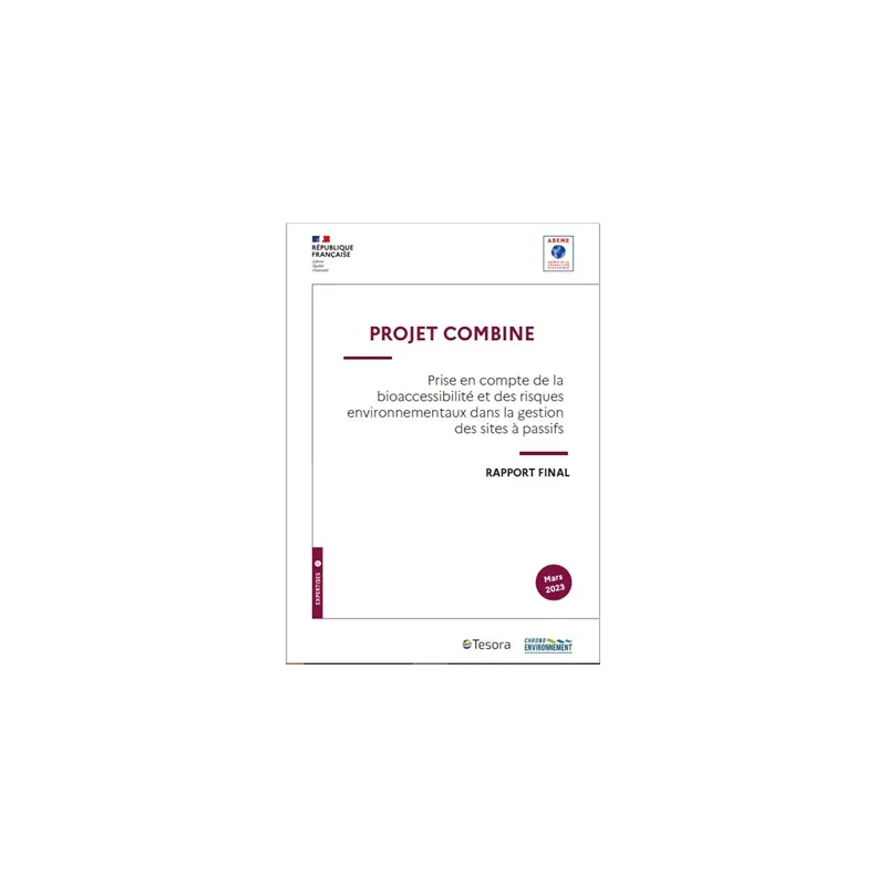 La librairie ADEME - Prise en compte de la bioaccessibilité et des ...