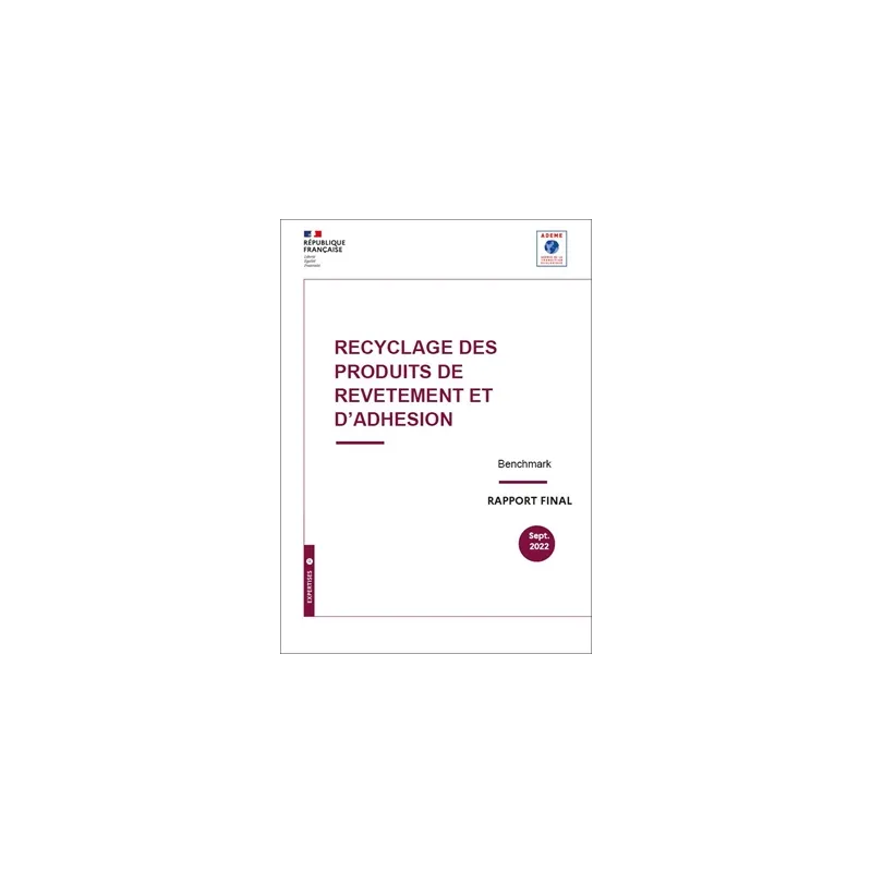 La librairie ADEME - Recyclage des produits de revêtement et d'adhésion