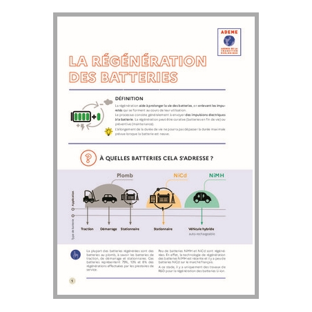 Etat des lieux de la filière de régénération des accumulateurs