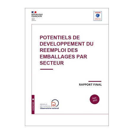 Potentiels de développement du réemploi des emballages par secteur
