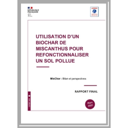 Utilisation d'un biochar de...