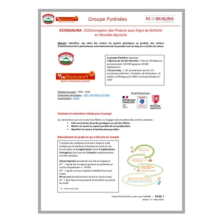 ECOQUALINA : Groupe Pyrénées