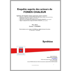 Enquête auprès des acteurs...