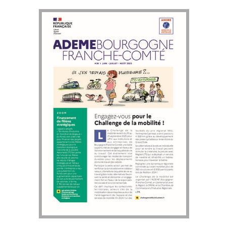 Lettre d'information ADEME Bourgogne-Franche-Comté n°38