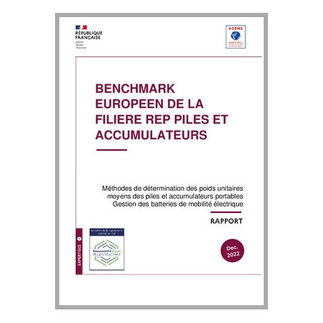 Benchmark européen de la filière REP Piles et Accumulateurs
