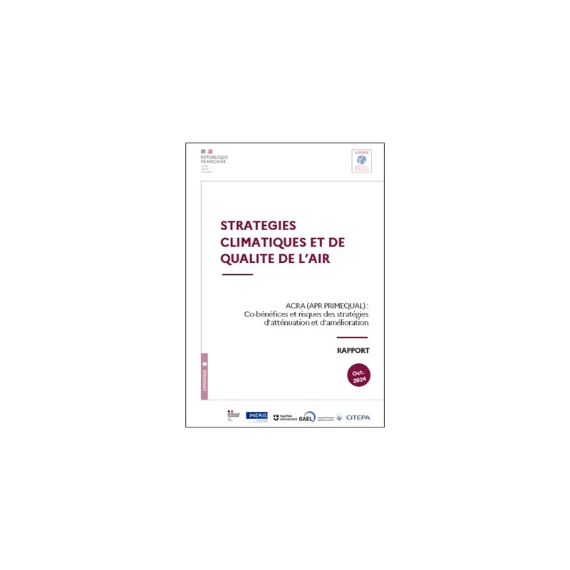 La librairie ADEME - Stratégies climatiques et de qualité de l'air