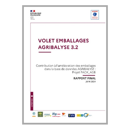 VOLET EMBALLAGES AGRIBALYSE 3.2.