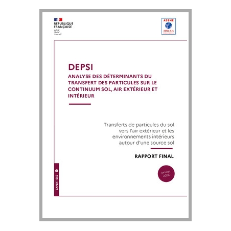 Analyse des déterminants du transfert des particules sur le continuum sol - air