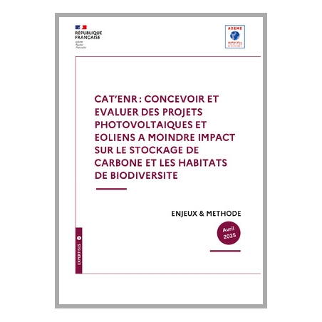 CAT'EnR : Concevoir et évaluer des projets photovoltaïques et éoliens à moindre impact