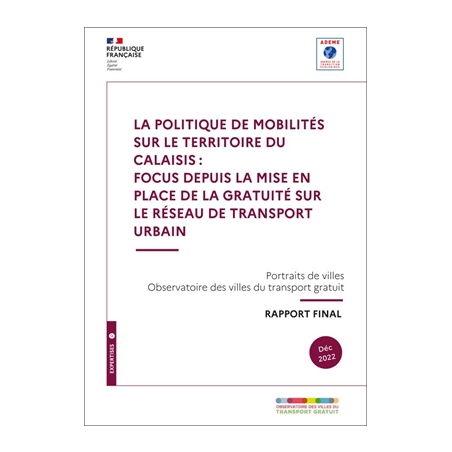 La politique de mobilités sur le territoire du Calaisis 