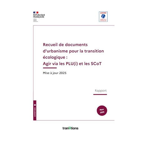 Recueil de documents d'urbanisme pour la transition écologique