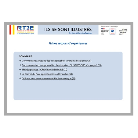 " Ils se sont illustrés " en transition écologique