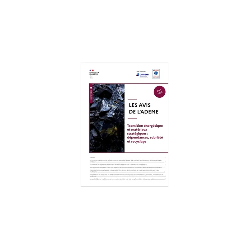 La librairie ADEME - Mix de gaz 100 % renouvelable en 2050