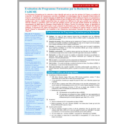 Evaluation du programme...