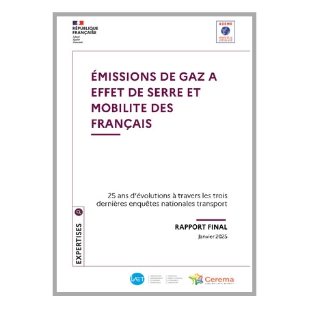 ÉMISSIONS DE GAZ A EFFET DE SERRE ET MOBILITE DES FRANÇAIS