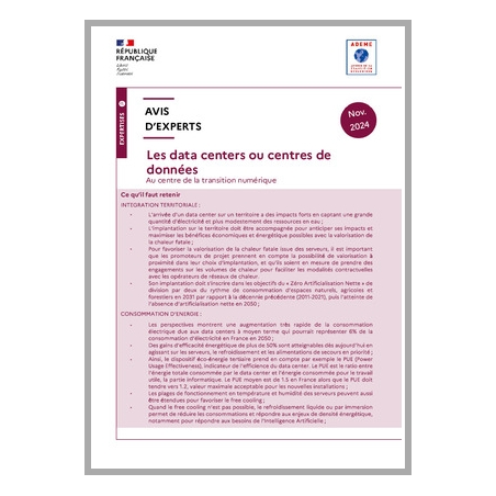 Avis d'experts - Les data centers ou centres de données