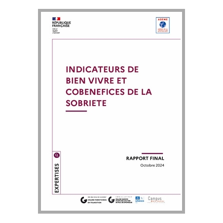 Indicateurs de bien vivre et cobénéfices de la sobriété