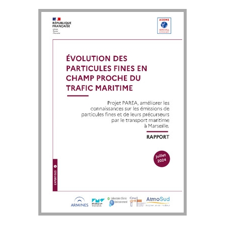 Evolution des particules fines en champ proche du trafic maritime 