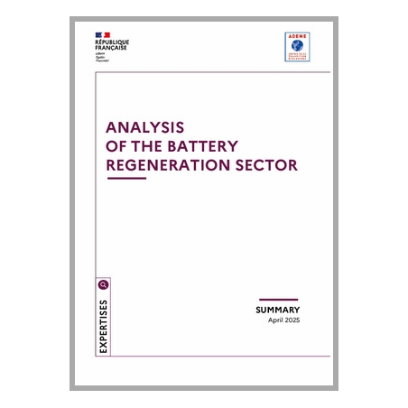Analysis of the battery regeneration sector 
