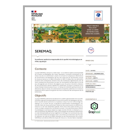 SEREMAQ - Surveillance rapide éco-responsable de la qualité microbiologique en milieu aquatique