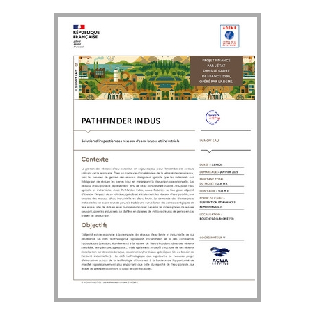PATHFINDER INDUS - Solution d'inspection des réseaux d'eaux brutes et industriels