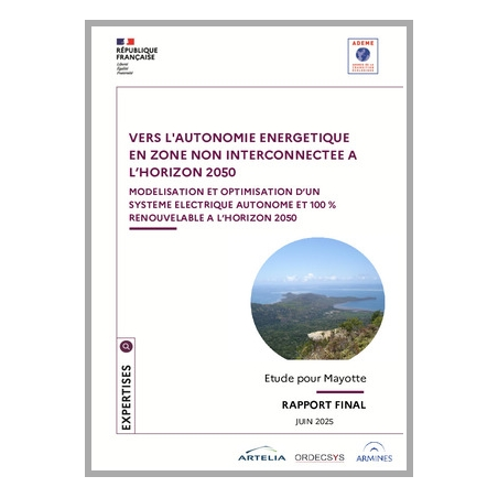 Vers l'autonomie énergétique en zone non interconnectée (ZNI) à Mayotte à l'horizon 2050