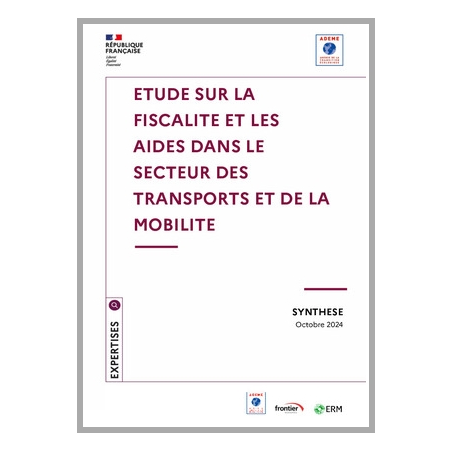 Fiscalité et aides publiques dans les transports et la mobilité