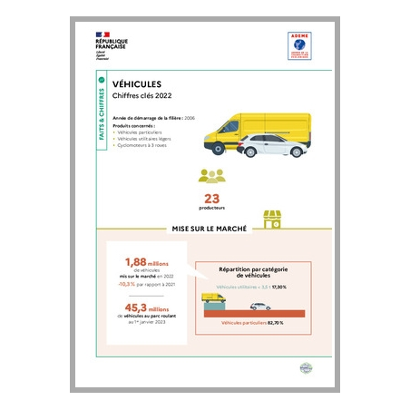 Véhicules : données 2022 (infographie)