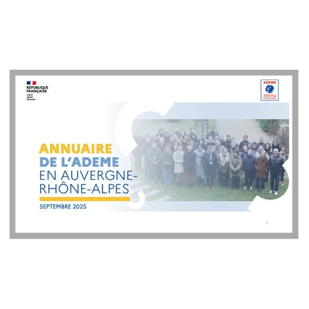 Annuaire de la direction régionale de l'ADEME en Auvergne-Rhône-Alpes
